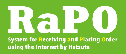 RaPO System for Receiving and Placing Order using the Internet by Hatsuta